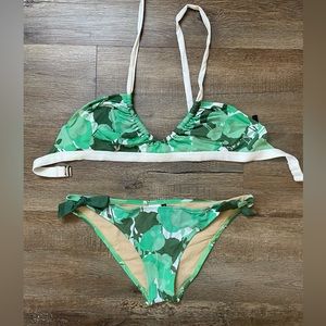 BCBG Floral Bikini Swimsuit